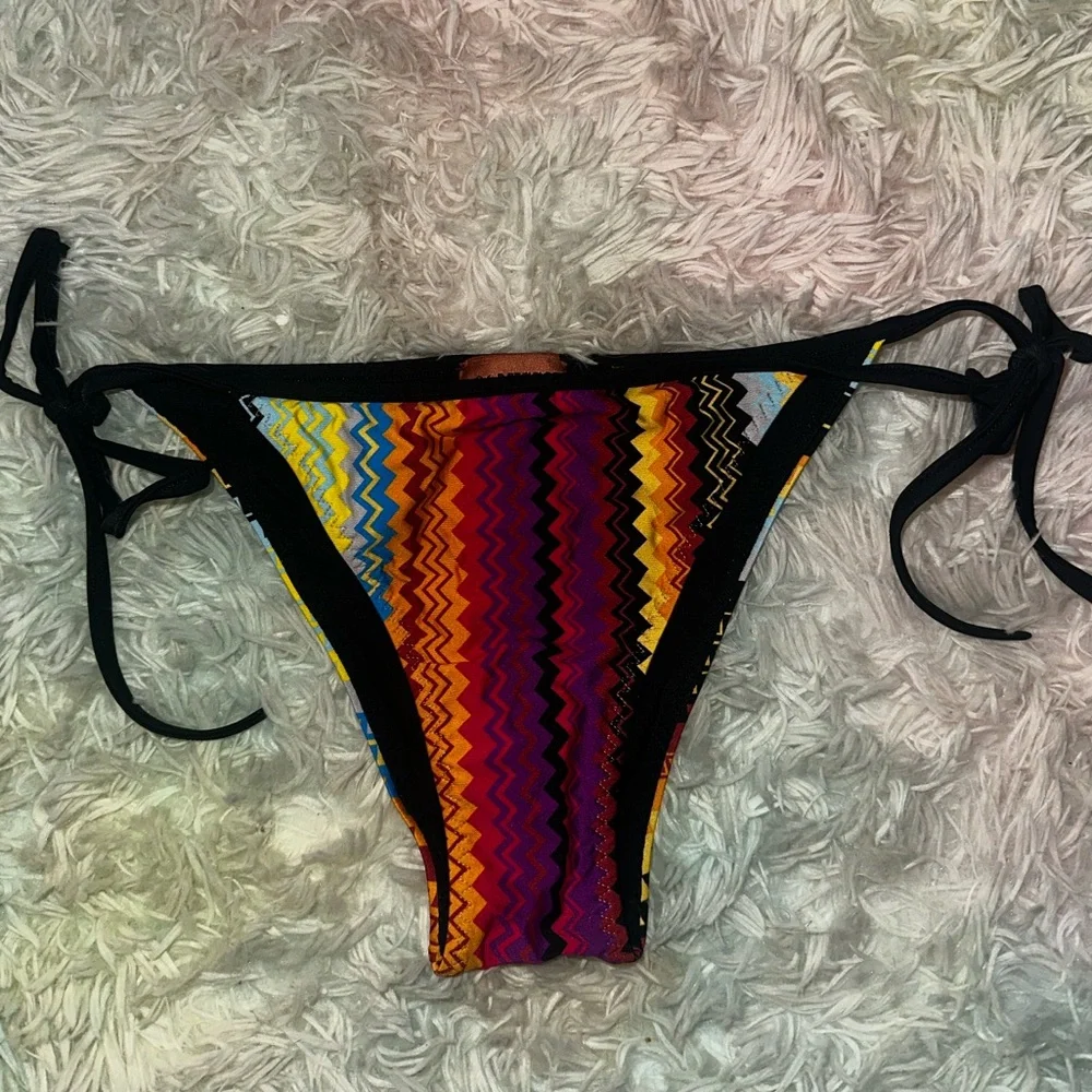 New Missoni Mare Zig-zag Knit Bikini Bottom Size 40 - Picture 6 of 11